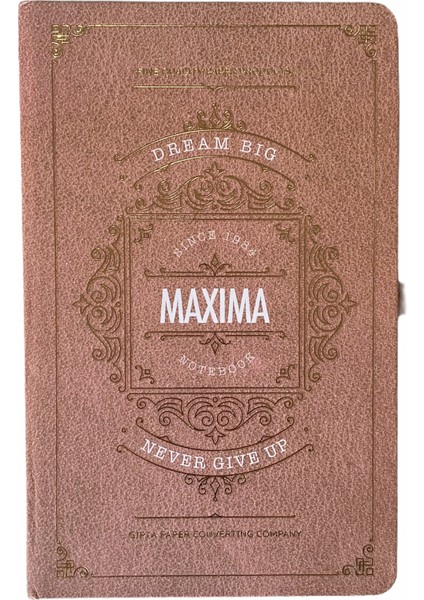 Maxıma Çizgisiz Defter Pembe