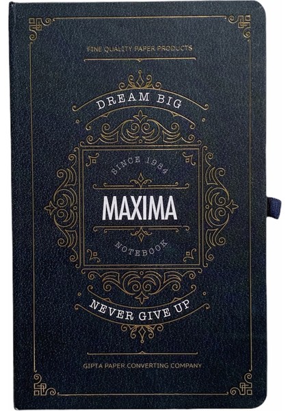 Maxıma Çizgisiz Defter Lacivert