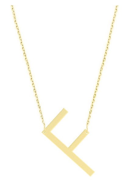 14K Altın Harf Kolye