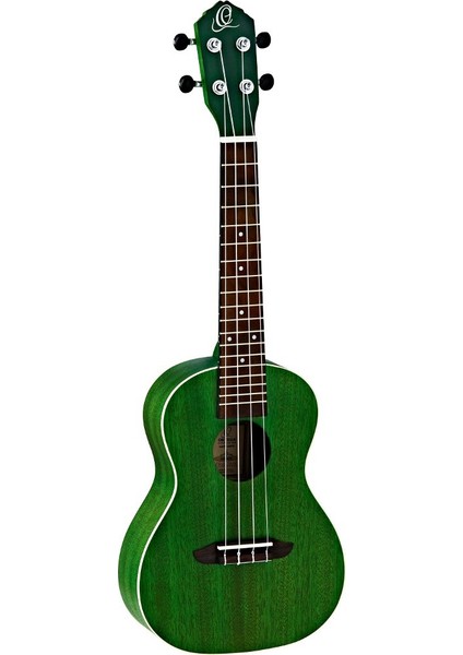 RUFOREST Concert Ukulele (Forest Green Satin)