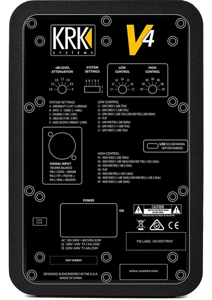 V4S4 4" Stüdyo Monitörü