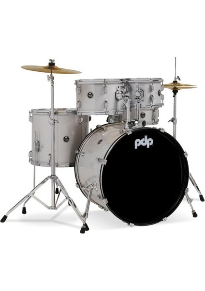 PDP Drums centerstage 22'' 5-Parça Akustik Davul Seti (Diamond White Sparkle)