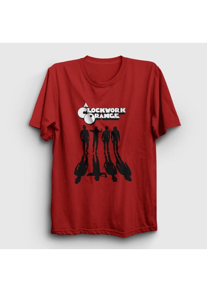 Unisex Kırmızı Gang Film Otomatik Portakal A Clockwork Orange T-Shirt