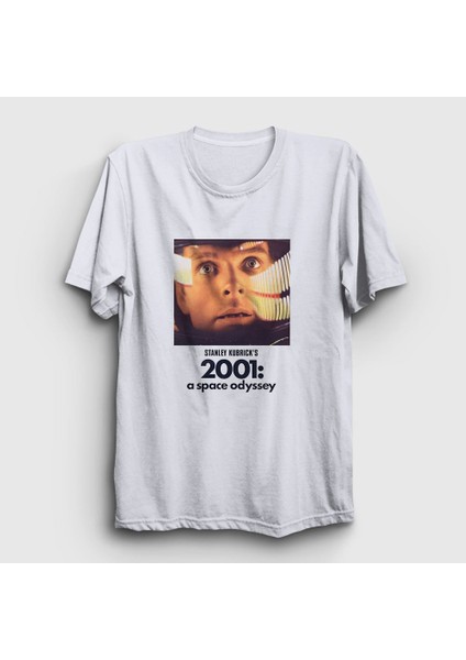 Unisex Beyaz Cover V2 Film 2001 A Space Odyssey T-Shirt