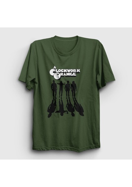 Unisex Haki Gang Film Otomatik Portakal A Clockwork Orange T-Shirt