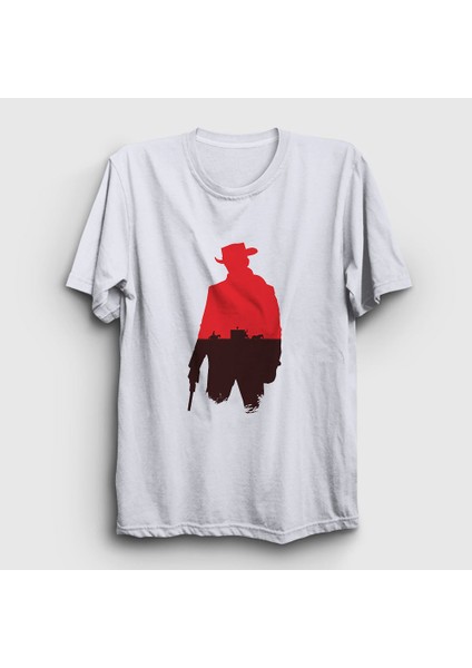Unisex Beyaz Waggon Film Django Unchained T-Shirt