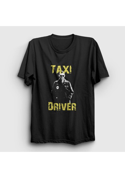 Unisex Siyah Veteran Film Taxi Driver T-Shirt