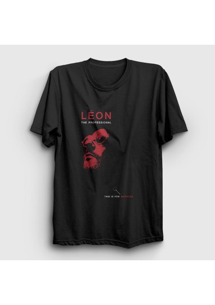 Unisex Siyah For Mathilda Film Leon T-Shirt