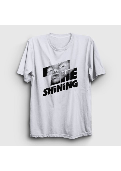Unisex Beyaz Logo Film The Shining T-Shirt