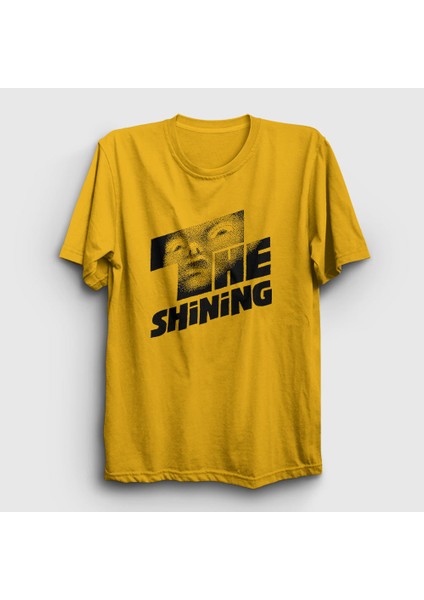 Unisex Sarı Logo Film The Shining T-Shirt
