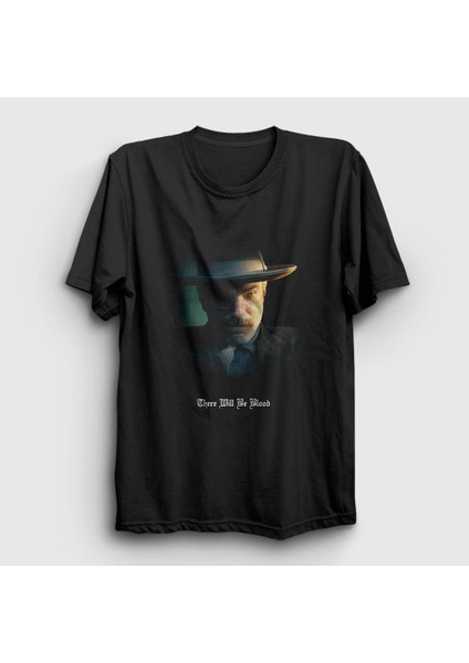 Unisex Siyah Cover Film There Will Be Blood T-Shirt