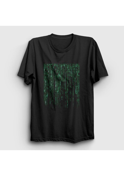 Unisex Siyah Code Film The Matrix T-Shirt