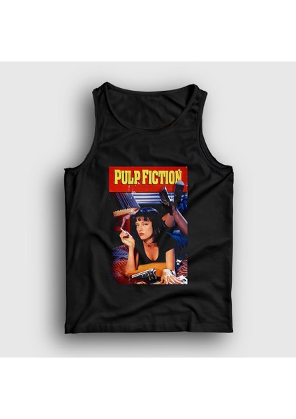 Unisex Siyah Mia Film Pulp Fiction Atlet