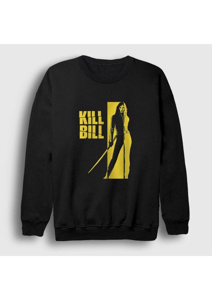 Unisex Siyah Beatrix Film Kill Bill Sweatshirt
