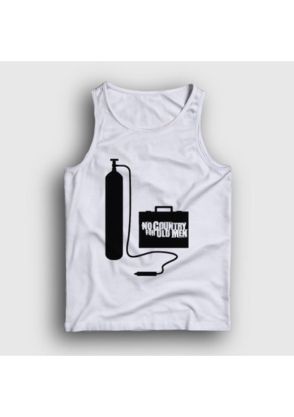 Unisex Beyaz Cgun Film No Country For Old Men Atlet