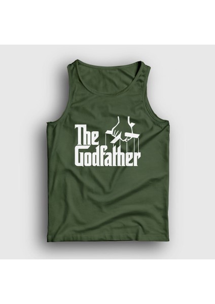 Unisex Haki Logo Film Baba The Godfather Atlet