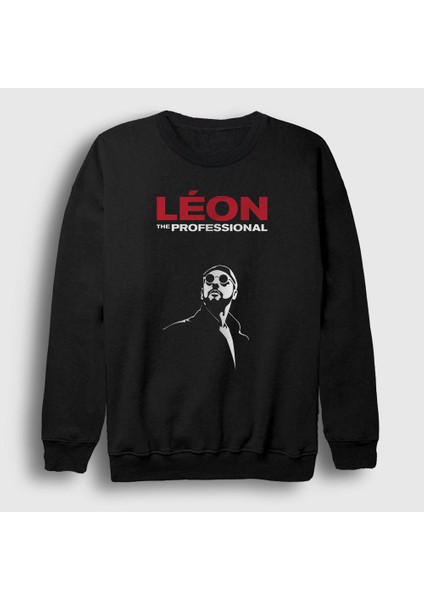Unisex Siyah The Professional Film Leon Sweatshirt