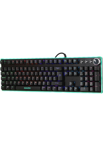 Elite Force GK2000 Blue Switch RGB Aydınlatmalı Mekanik Oyuncu Klavyesi (DK-AC-GK2000)