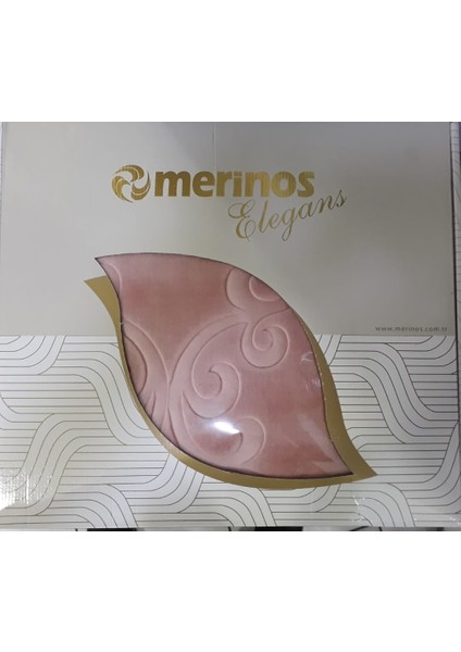 Elegans Embos Vizon Battaniye Çift Kişilik Gül Defne fiyatları