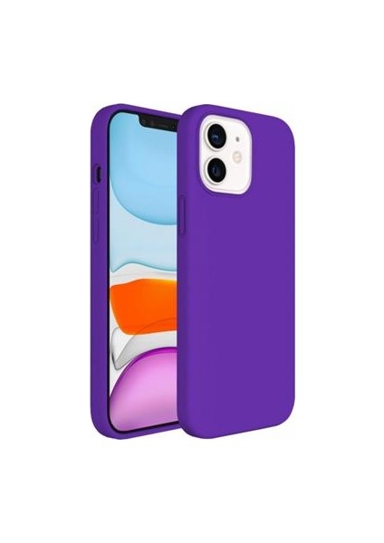 Buff Buf iPhone 11 Rubber S Kılıf Mor