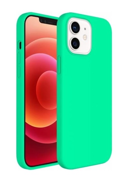 Buff iPhone 12 Rubber S Kılıf Mint