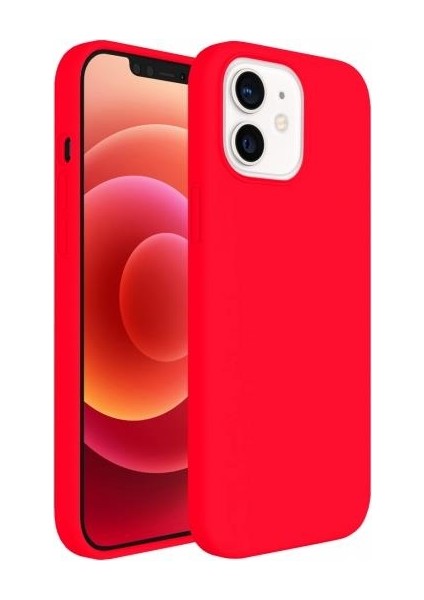 Buff iPhone 12 Rubber S Kılıf Turuncu