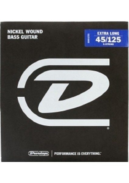 DBN45125XL Nikel Xl 5 Teli Bas Gitar Teli (45-125)