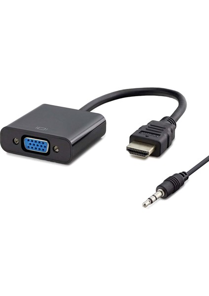 HDMI To VGA Audıo Çevirici Tenon