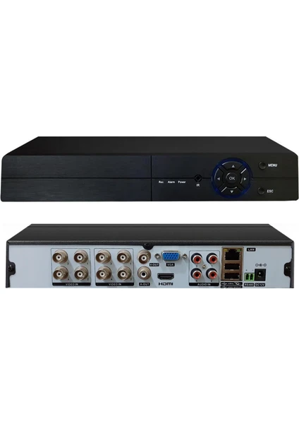 Kayıt Cihazı Dvr Ahd 8 Kanal H265 2mp Hibrit Xmeye 5 In 1 Avenir AV-TC08GM