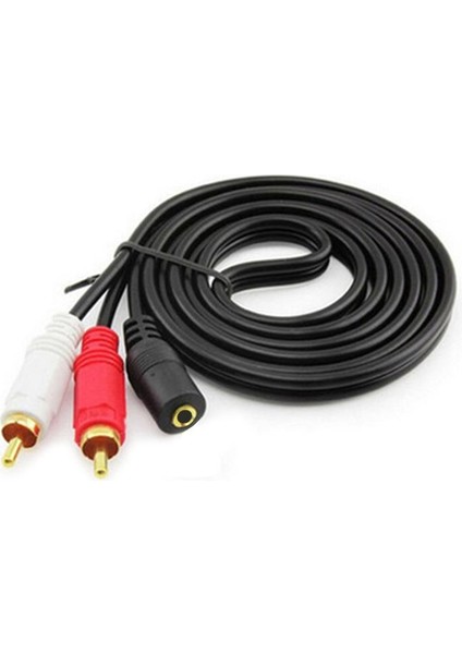 2rca 3.5mm St Dişi Uzatma Kablo 1.5mt