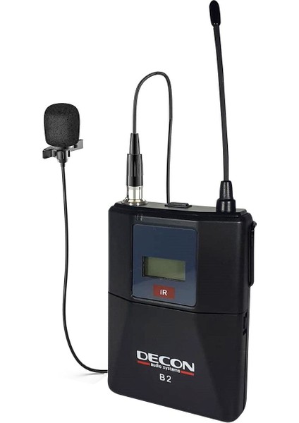 Mikrofon Kablosuz Yaka Uhf (DM-620 Için) Decon B2