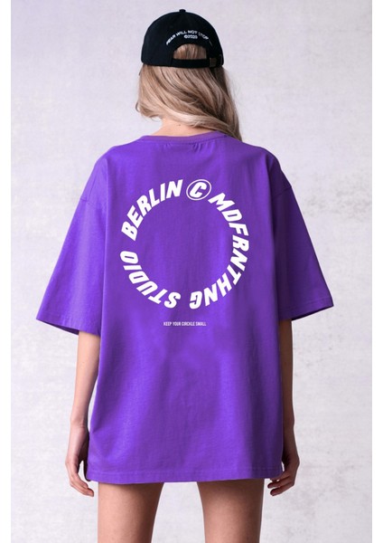 Mad Girl Mor Baskılı Tişört MG1197 fiyatları