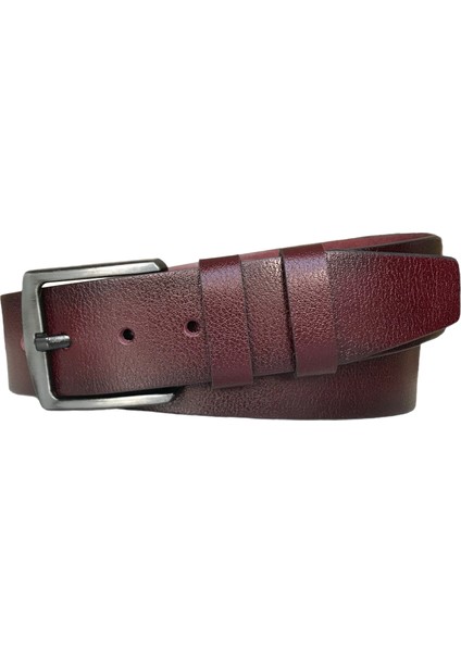 Deri 4.5 cm Bordo Kot, Spor Kemer