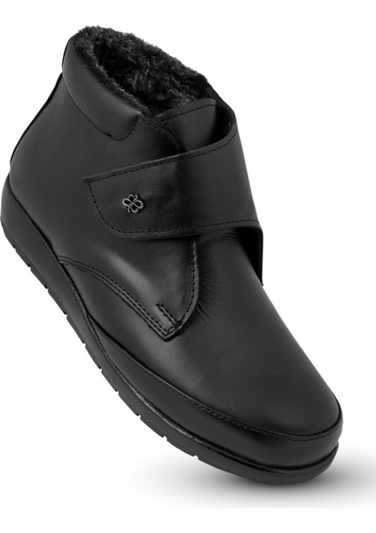 Hakiki Deri Kaymaz Taban Kürklü Anne Botu