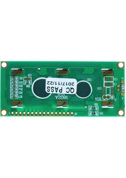 2X16 LCD Ekran - Yeşil Üzerine Siyah