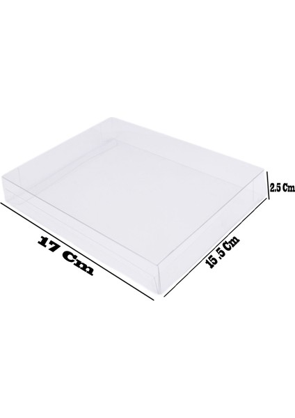 Asetat Kutu 15,5X17X2.5 cm - 50 Adet