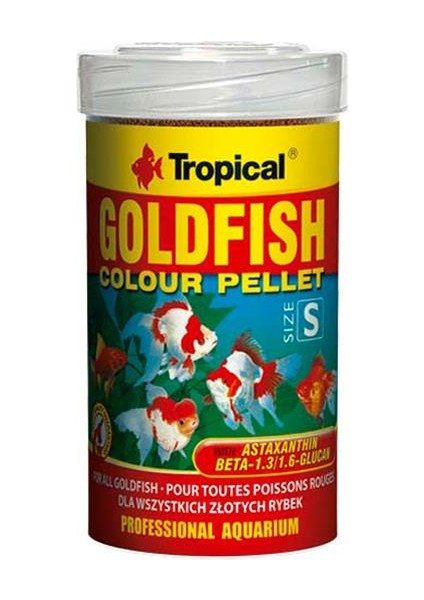 Goldfish Colour Pellet Size Small 250ML 110GR