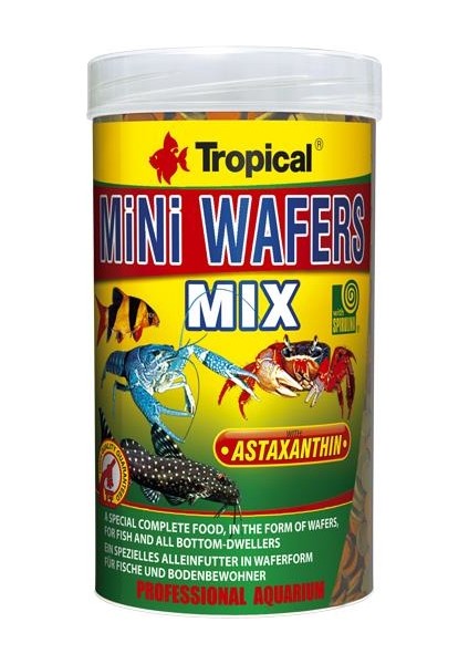 Mini Wafers Mix 18GR Vatoz ve Çöpçü Balığı Yemi