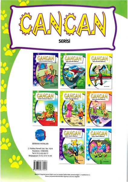 1. Sınıf Cancan Hayatı Öğreniyor 8'li Hikaye Seti