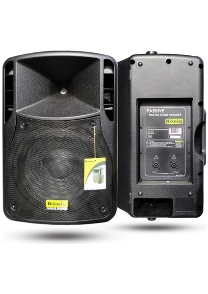 K-1515 38CM 800 Watt Kabin Hoparlör