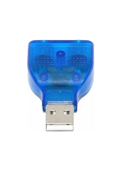 USB To Ps2 Çevirici Klavye Mouse Yuvarlak Uç USB Çevirici