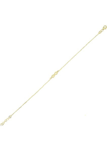 14 Ayar Altın Sonsuzluk Bileklik