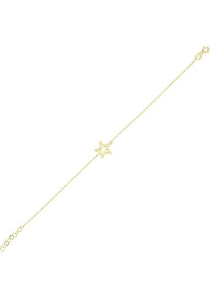 14 Ayar Altın Yıldız Bileklik