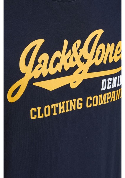 Jack & Jones 12180867 On Denim Goods  Yazılı T-Shirt