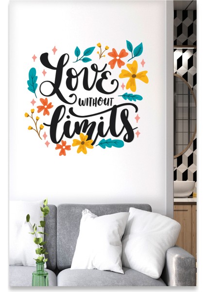 Love Without Limits Dekoratif Deuvar Sticker