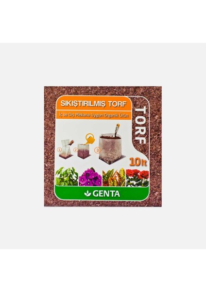 Sıkıştırılmış Torf (Cocopeat) 10 Lt