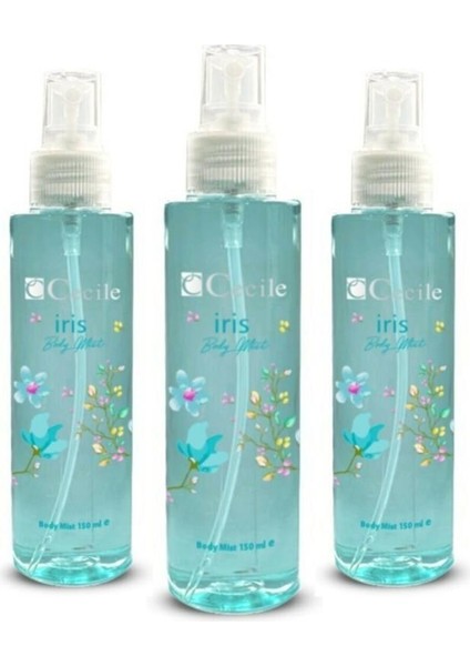 Body Mist Iris 150 ml X3