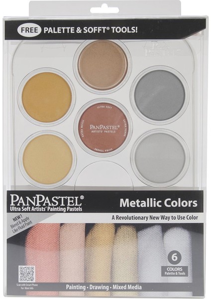 Kit Metalik Pastel Boya Set 6'lı 30077