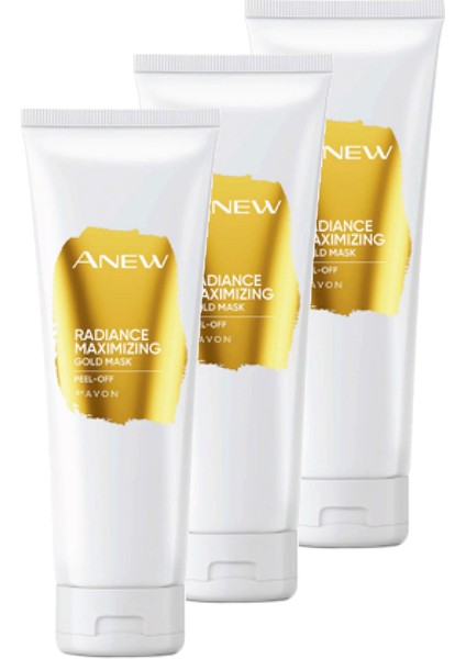 Anew Radiance Maximising Gold Yüz Maskesi 75 Ml. Üçlü Set