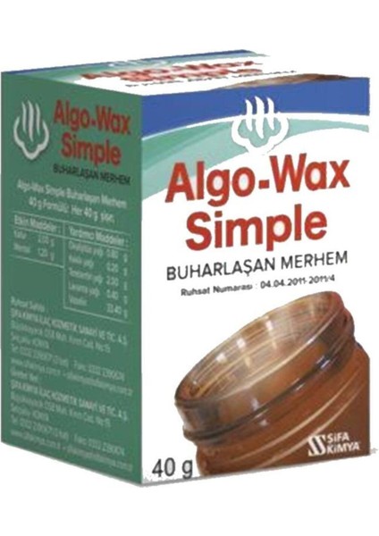 Algo-Wax Sımple Pomad 40 gr